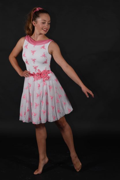 White and Pink Dresses