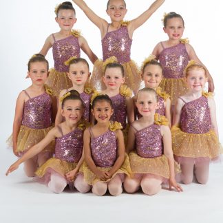 Mauve & Gold Dresses