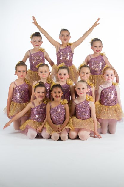 Mauve & Gold Dresses