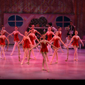 Red and Gold Dresses